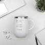 Термокружка 360 мл, белая Energy Milk Coffee
