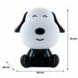 Светильник-ночник LED с аккумулятором Doggy, черно-белый