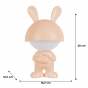 Светильник-ночник LED с аккумулятором Dreamy Bunny, персиков