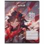 Тетрадь 18 л., лин., софт-тач + УФ лак, Kite Anime