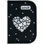 Пенал Kite 1 отд., 2 отв., без наполнения 622 Black&Silver