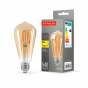 LED лампа TITANUM  Filament ST64 6W E27 2200K бронза