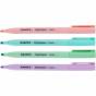 Маркер Highlighter Pastel 2533-A, 2-4 мм кл., набір з 4-х