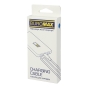 Кабель силіконовий Type-C for Type-C, 65W з передачею данних , білий, 1 м