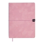 Щоденник недат. VELOUR, A5, рожевий, штуч.шкіра, 336 стор