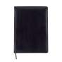 Щоденник недат. BRAVO, L2U, A4, чорний, штуч.шкіра/поролон, 336 стор