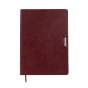 Щоденник недат. SALERNO, L2U, А4, коричневий, штуч.шкіра, 336 стор