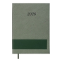 Щоденник датов. 2026 PRESTIGE, A5, зелений, штуч.шкіра
