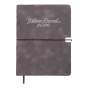 Щоденник датов. 2026 VELOUR, A5, сірий, штуч.шкіра