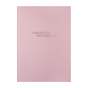 Книга канцелярська MORANDI STYLE, А4, 96 арк., клітинка, офсет, тв. лам. обкл., пудрова