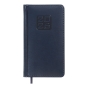 Щотижневик  датов. 2026 кишеньк. BRAVO, 85*153, синій, штуч. шкіра/поролон