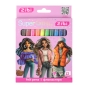 Фломастери, 12 к., SUPER GIRL, KIDS Line