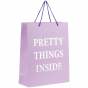 Пакет паперовий подарунковий, 26х32см, Pretty things inside