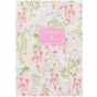 Книга записна тверда обкл. А5, 96 арк., кліт., TR, Floral 1