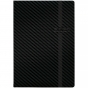 Ежедневник 2027 Стандарт Soft Carbon черный