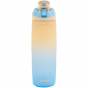 Пляшечка для води 760 мл, бежево-синя