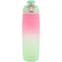 Пляшечка для води 760 мл, рожево-салатова