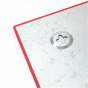 Доска стеклянная магнитно-маркерная 90x120 см, красная