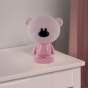 Светильник-ночник LED с аккумулятором Bear, розовый