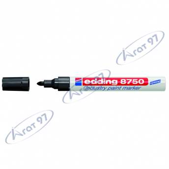 Маркер Industry Paint e-8750, 2-4 мм, круглий, чорний