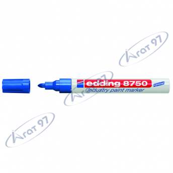 Маркер Industry Paint e-8750, 2-4 мм, круглый, синий