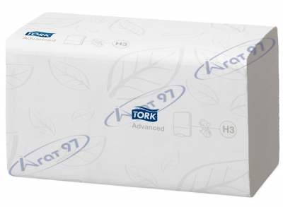 Tork Advanced бумажные листовые полотенца сложение ZZ