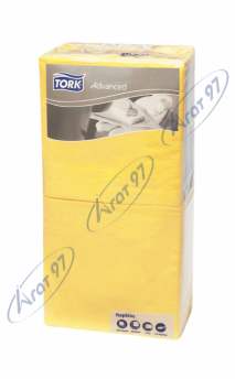 Бумажные салфетки желтые Tork Advanced 2 слоя