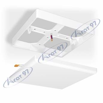 Рамка накладного монтажу безрамкового квадратного світильника VIDEX (VL-DLFS-33SF)