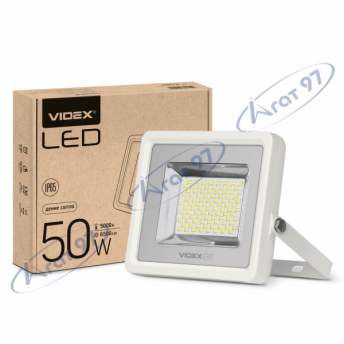 LED прожектор VIDEX PREMIUM 50W 5000K Білий