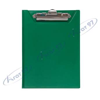 Клипборд-папка  BUROMAX, А5, PVC, зеленый