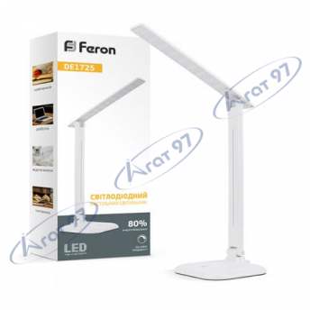Настольный светодиодный светильник Feron DE1725 30LED 9Вт
