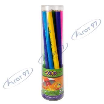 Олівець графітовий COSMOS HB, з ластиком, туба