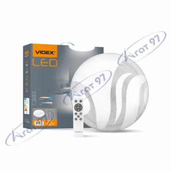 LED світильник функціональний круглий VIDEX WAVE 72W 2800-6200K
