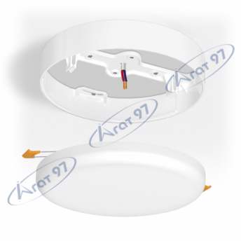 Рамка накладного монтажу безрамкового круглого світильника VIDEX (VL-DLFR-24SF)