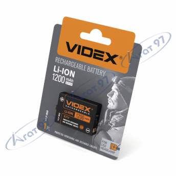 Аккумулятор Videx Li-ion VLF-B12 (защита) 1200mAh 1шт BLISTER