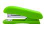 Степлер пластиковий, RUBBER TOUCH, 20 арк., (скоби №24; 26), 127х54х33 мм, світло-зелений