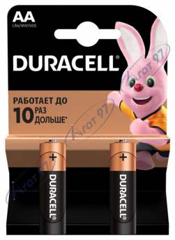 Елемент живлення (батарейка) DURACELL LR6 (AA)
