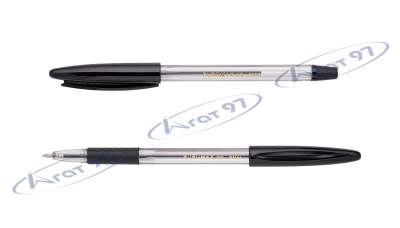 Ручка шариковая CLASSIC GRIP, 0,7 мм, пласт.корп., рез.грип, черные чернила