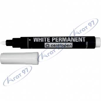 Маркер Permanent White 8586 2.5 мм белый
