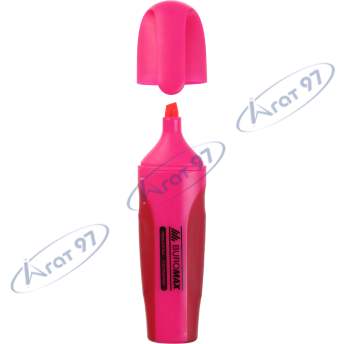 Текст-маркер NEON, рожевий,  2-4 мм, з гум. вставками