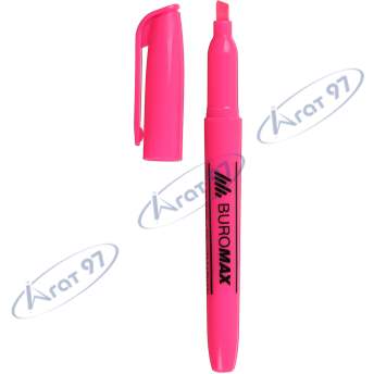Текст-маркер, розовый, JOBMAX, 2-4 мм, водная основа, круглый