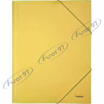 Папка на резинках, А4, Pastelini, желтая