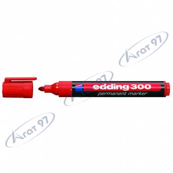 Маркер Permanent e-300 1,5-3 мм круглий червоний