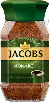 Кава розчинна 95 г, скляна банка, JACOBS MONARCH