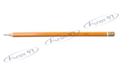 Олівець графітовий PROFESSIONAL H, жовтий, без гумки, туба - 144 шт.
