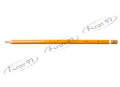 Олівець графітовий PROFESSIONAL 3H, жовтий, без гумки, туба - 144 шт.
