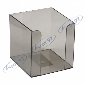 Куб для бумаг 90x90x90 мм, дымчатый