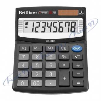 Калькулятор Brilliant BS-208,  8 разрядов