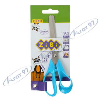 Ножницы детские 152 мм с пластиковыми 3D-ручками,  синие, KIDS Line