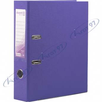Регистратор одностор. 7,5 cм, собр, фиолетовый